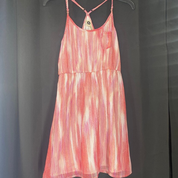 Roxy 2 Dresses PLUS a Roxy Backpack! black pink white multi womens sz XS - Picture 5 of 16